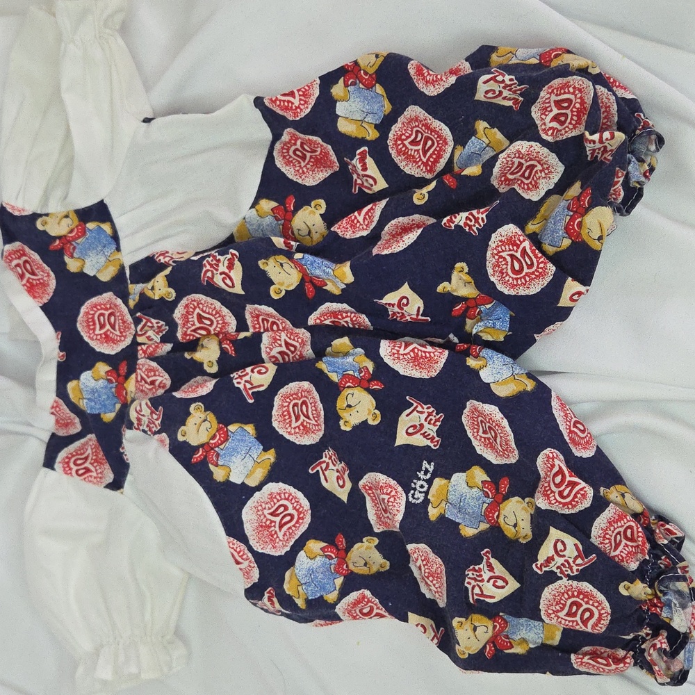 Götz Baby Doll Outfit Teddy Bears Vintage 1990s Weichbaby West Germany
